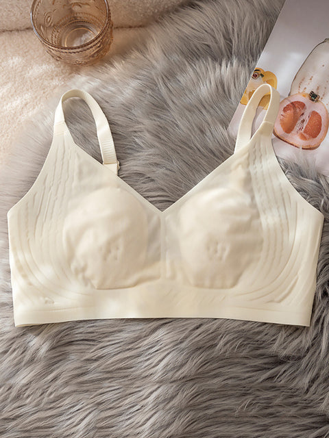 Women Summer Casual With Bra Pad Pure Color Bar