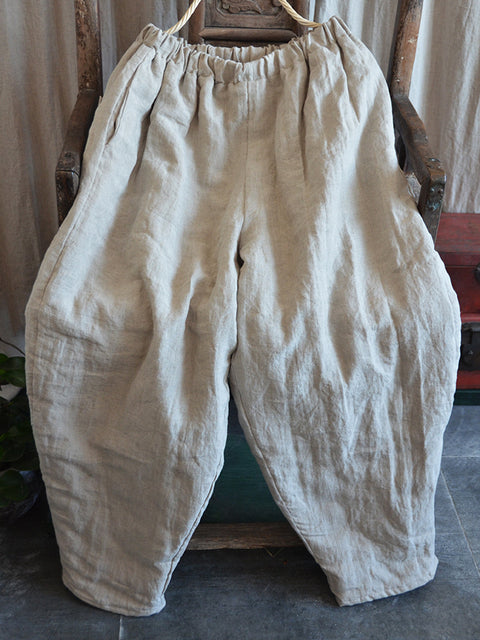 Kvinder Vinter Casual Thicken Harem Pants