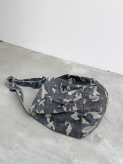 Kvinder Artsy Camouflage Washed Shoulder Bag Crossbody Bag