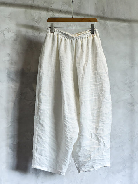 Kvinder Sommer Vintage Solid Loose Linen Bukser