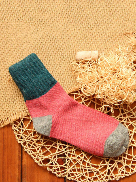 Women Winter Wool Thick Socks(5 Pairs)