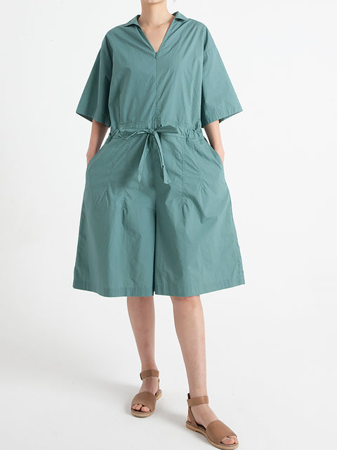 V-hals Halværmet Kvinder Sommer Jumpsuit Overalls