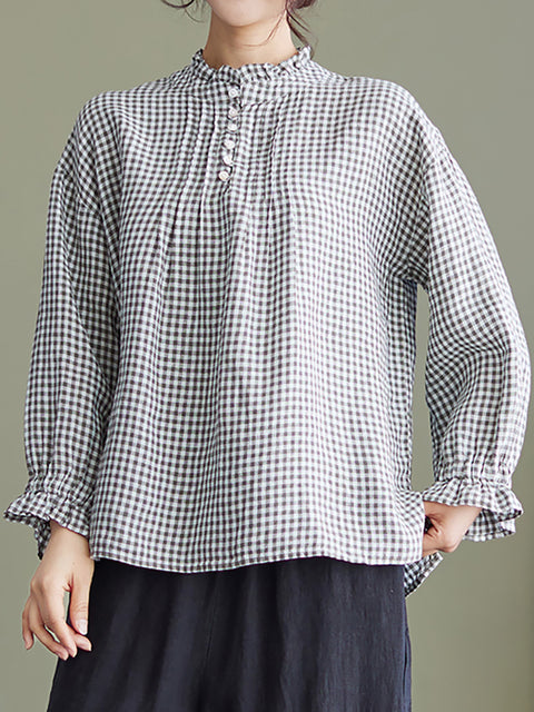 Dame Linned Spring Loose Shirt