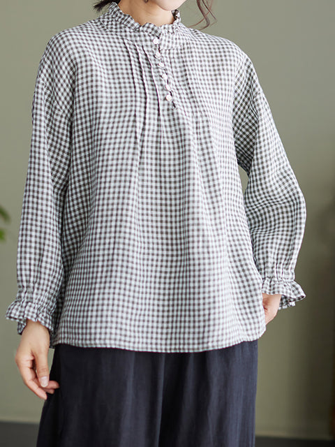 Dame Linned Spring Loose Shirt