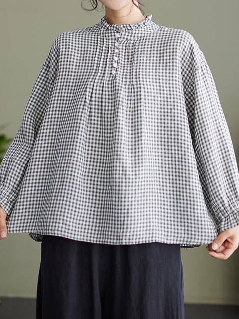 Dame Linned Spring Loose Shirt